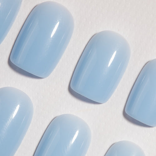Cloud 9 press on nails zoomed - Lilac St.