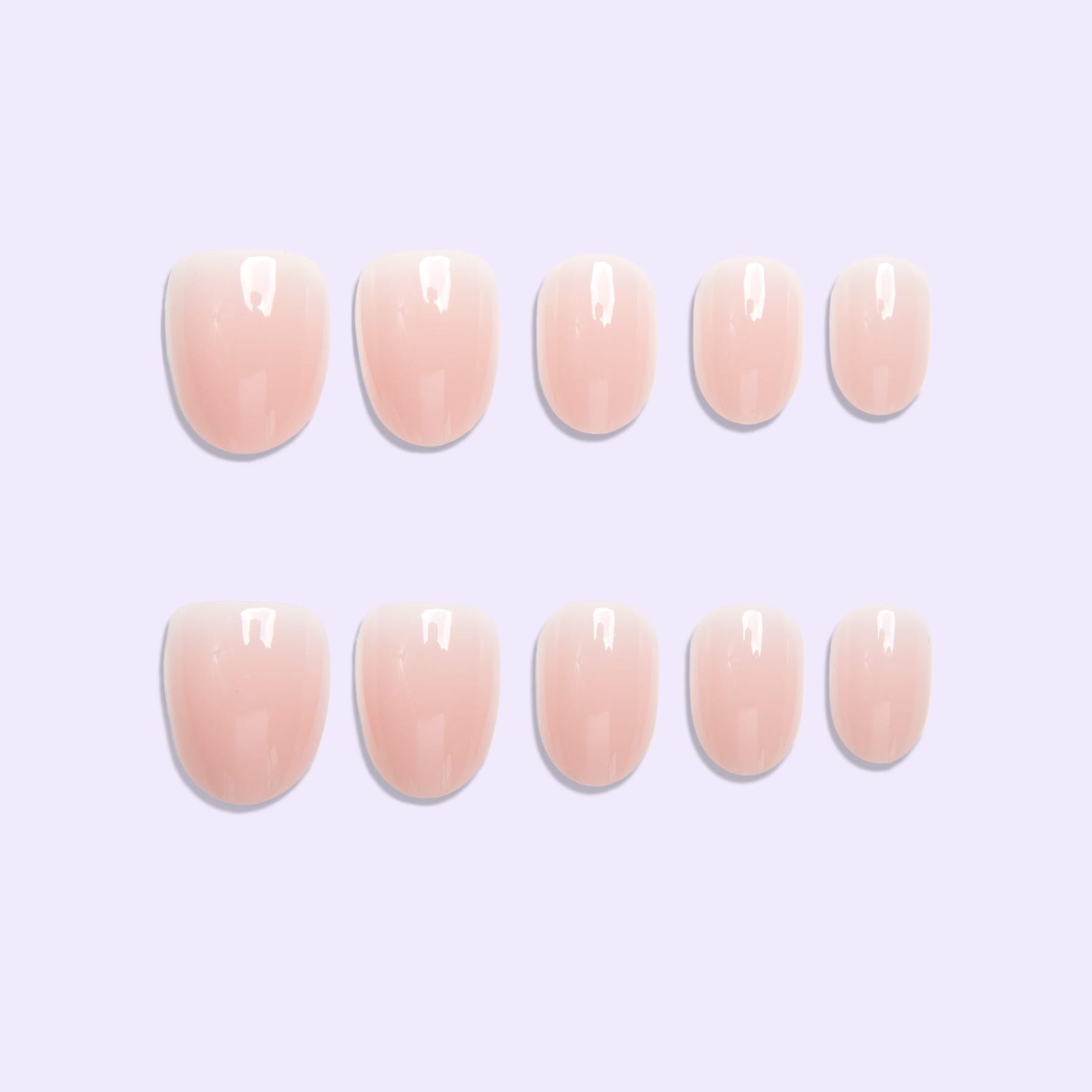 Sheer Chemise press on nails - 10