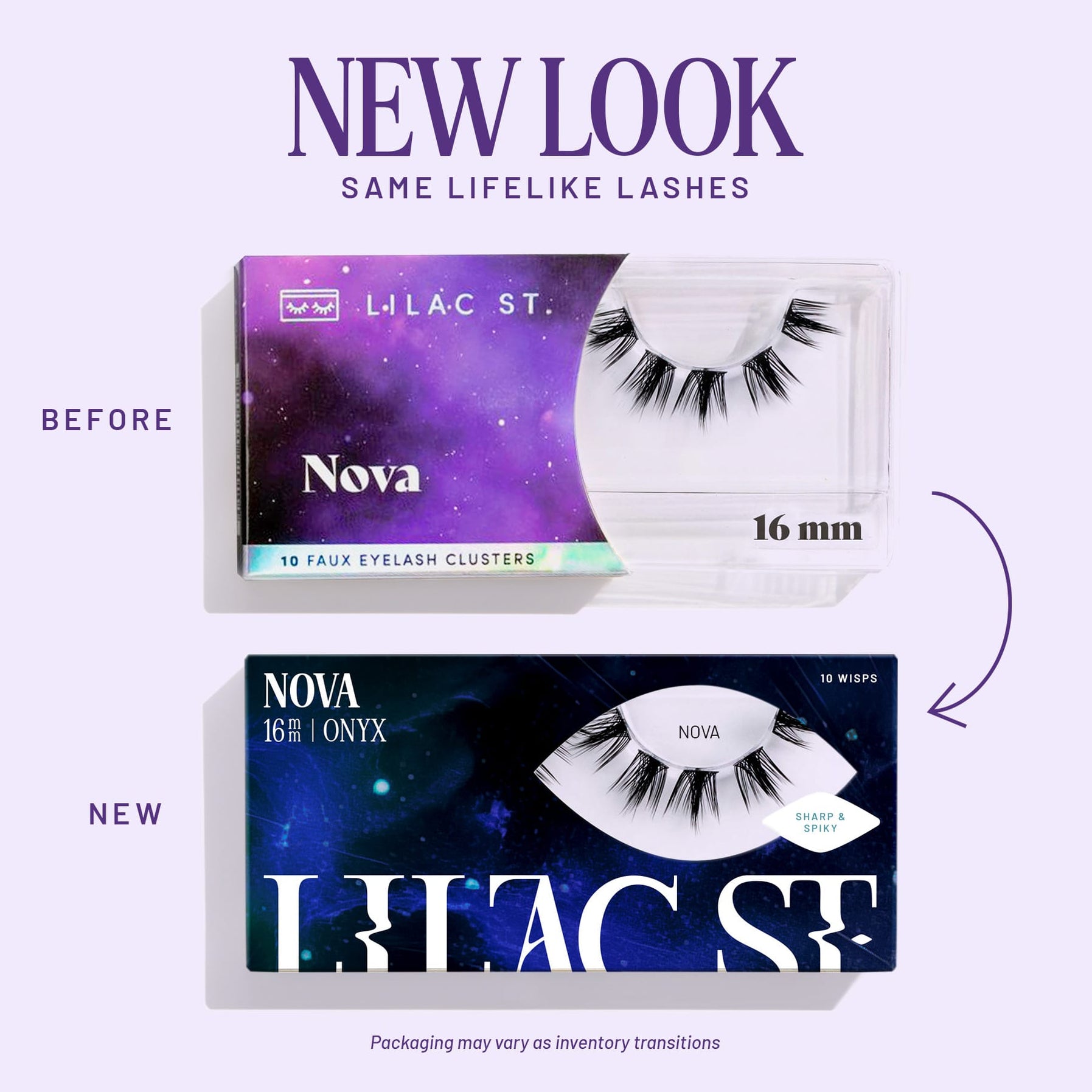Lilac St. Nova DIY lash extensions new look