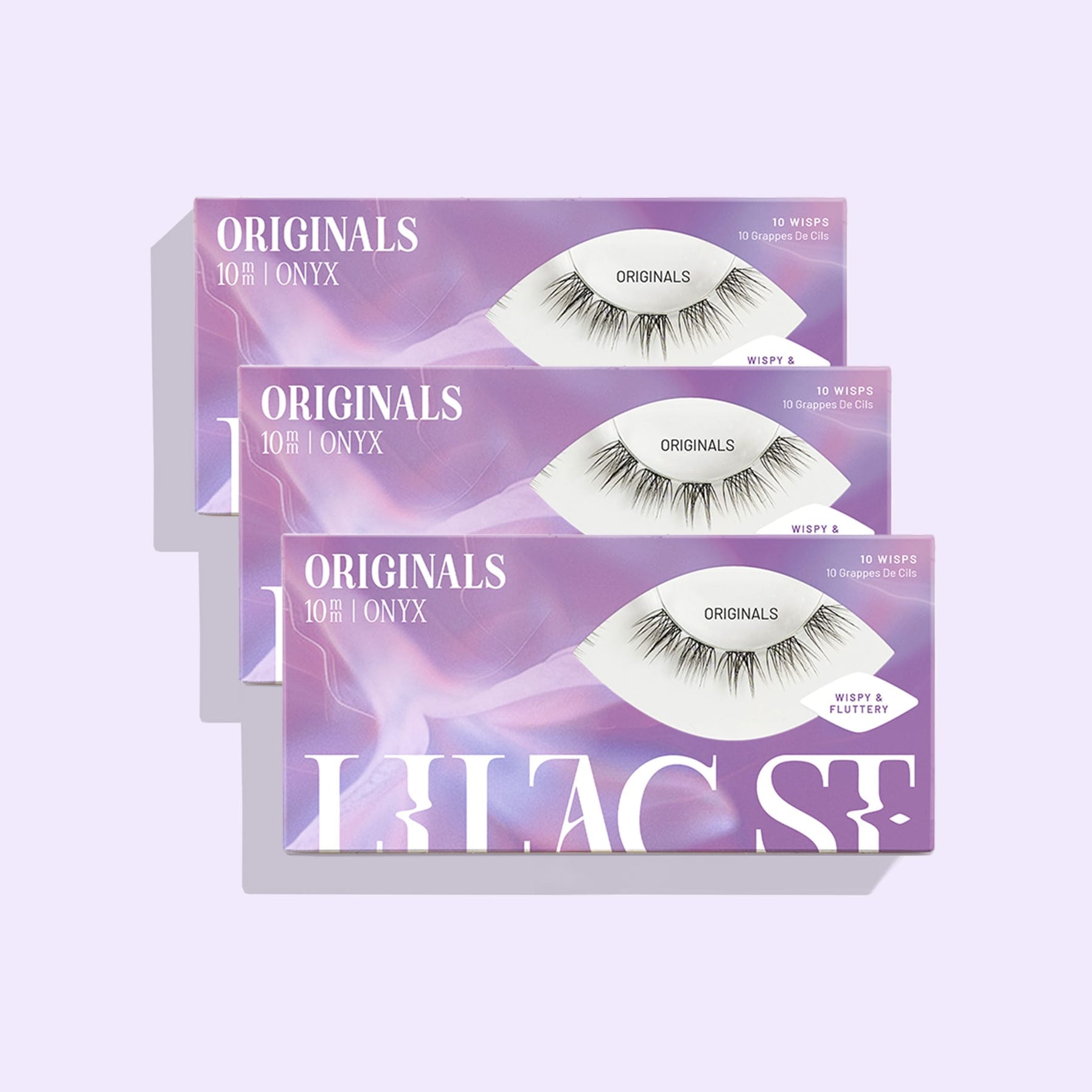 Lilac St. Originals DIY lash extensions - 3 pack 10mm