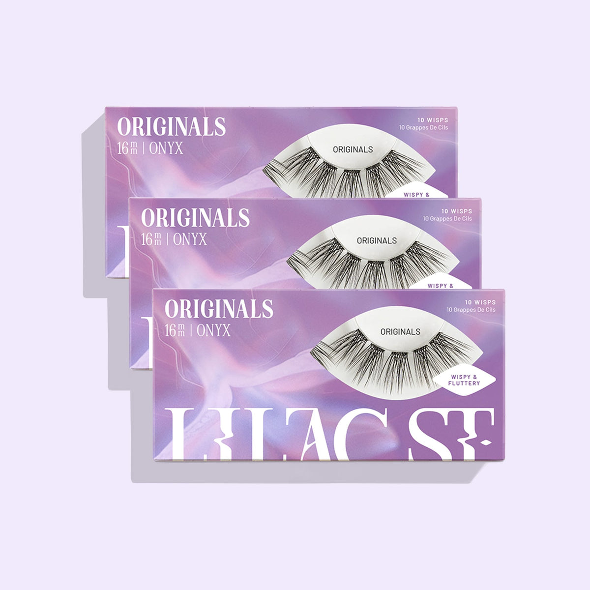 Lilac St. Originals DIY lash extensions - 3 pack 16mm