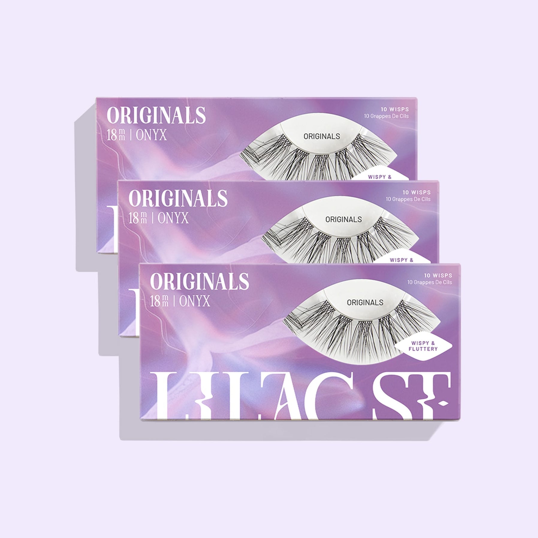 Lilac St. Originals DIY lash extensions - 3 pack 18mm