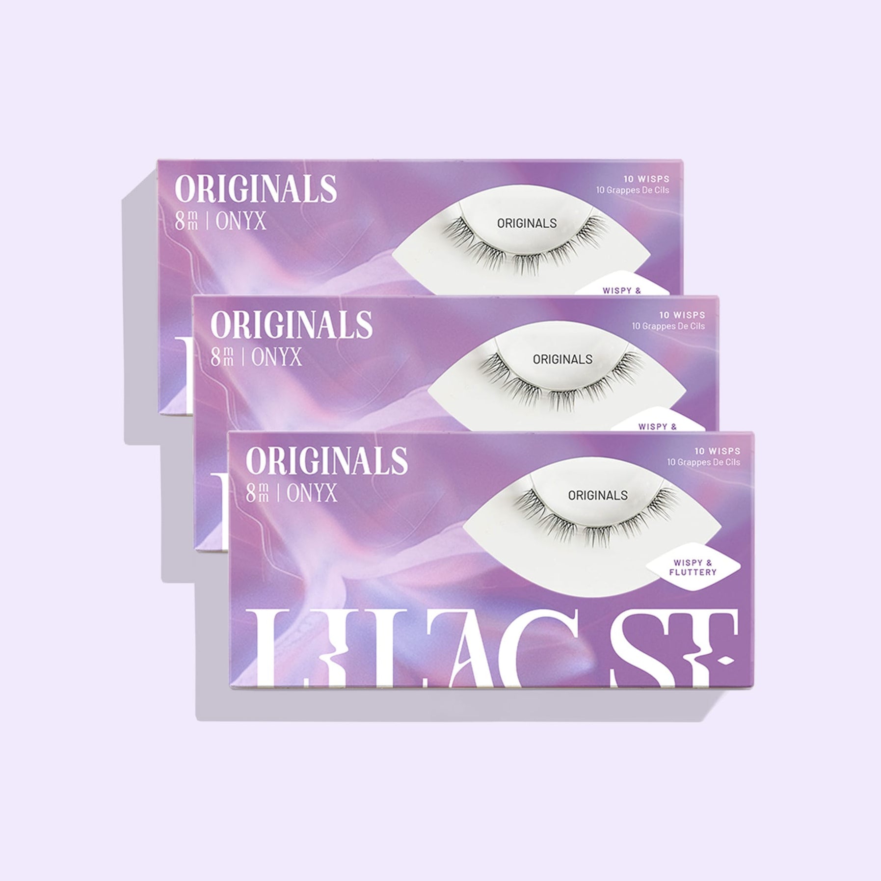 Lilac St. Originals DIY lash extensions - 3 pack 8mm