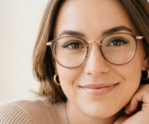 wearing lash extensions with eyeglasses