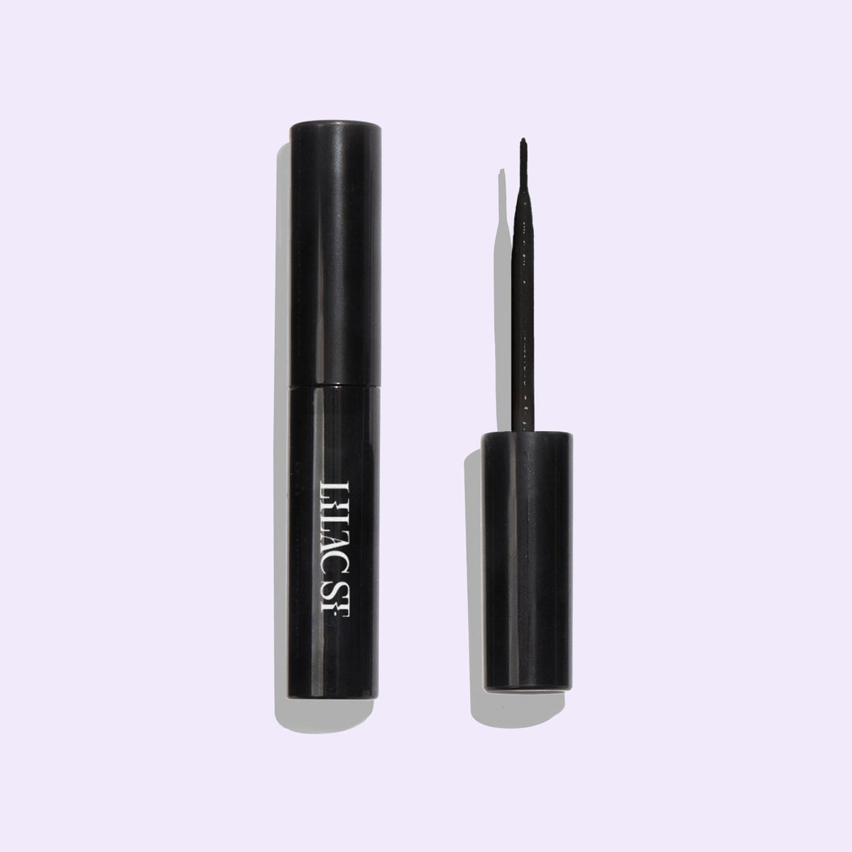 Lilac Lash Glue (Lock-It Bond) in black with a cap integrated applicator brush