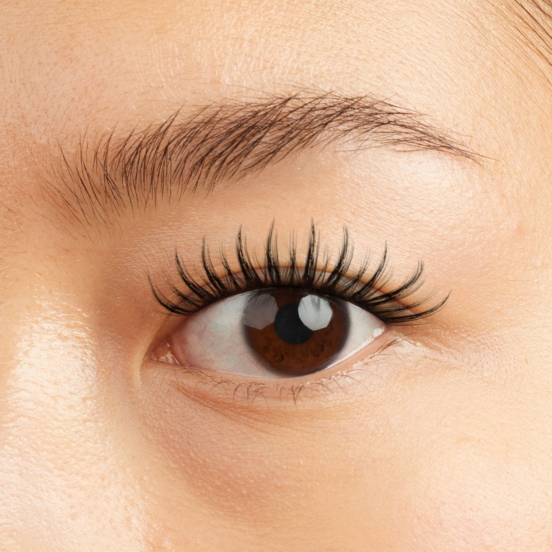 Lilac St. Brazil Eyelash Extensions - on model