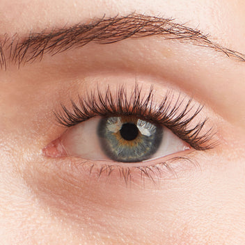 Lilac St. Dawn Lash Extensions - on model
