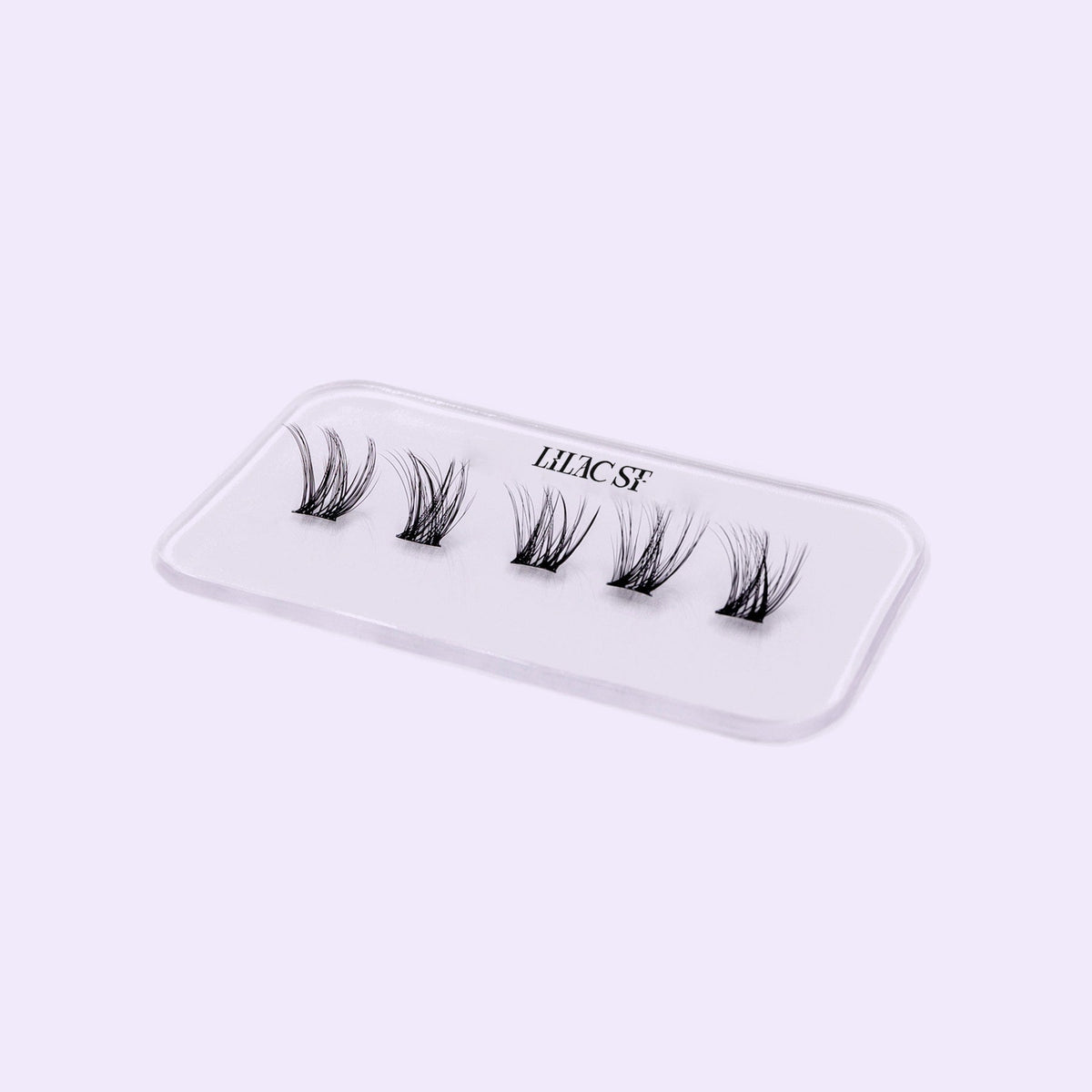 Lilac St. Lash Pad demonstration with lashes (not included)