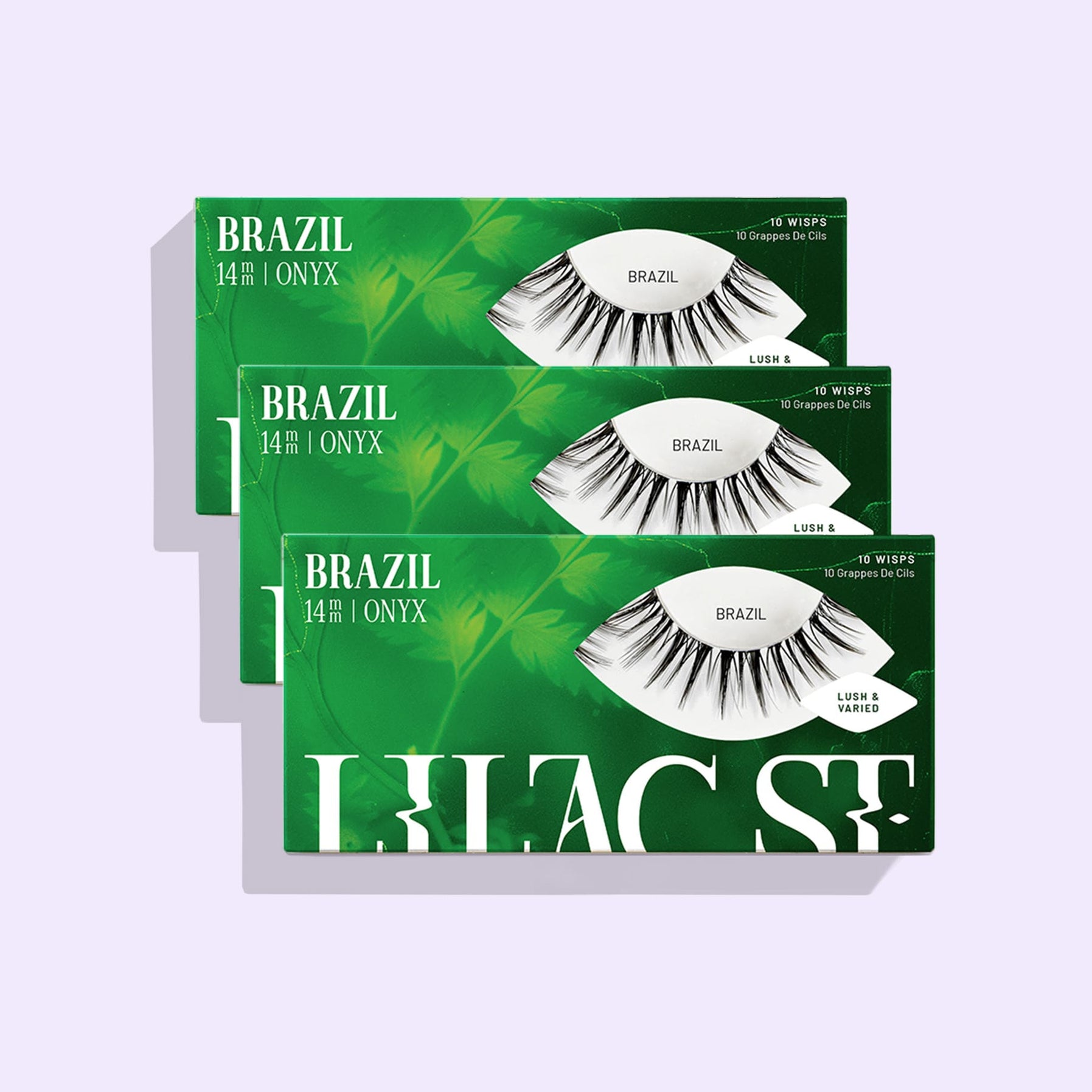 Lilac St. Brazil DIY lash extensions - 3 pack 14mm