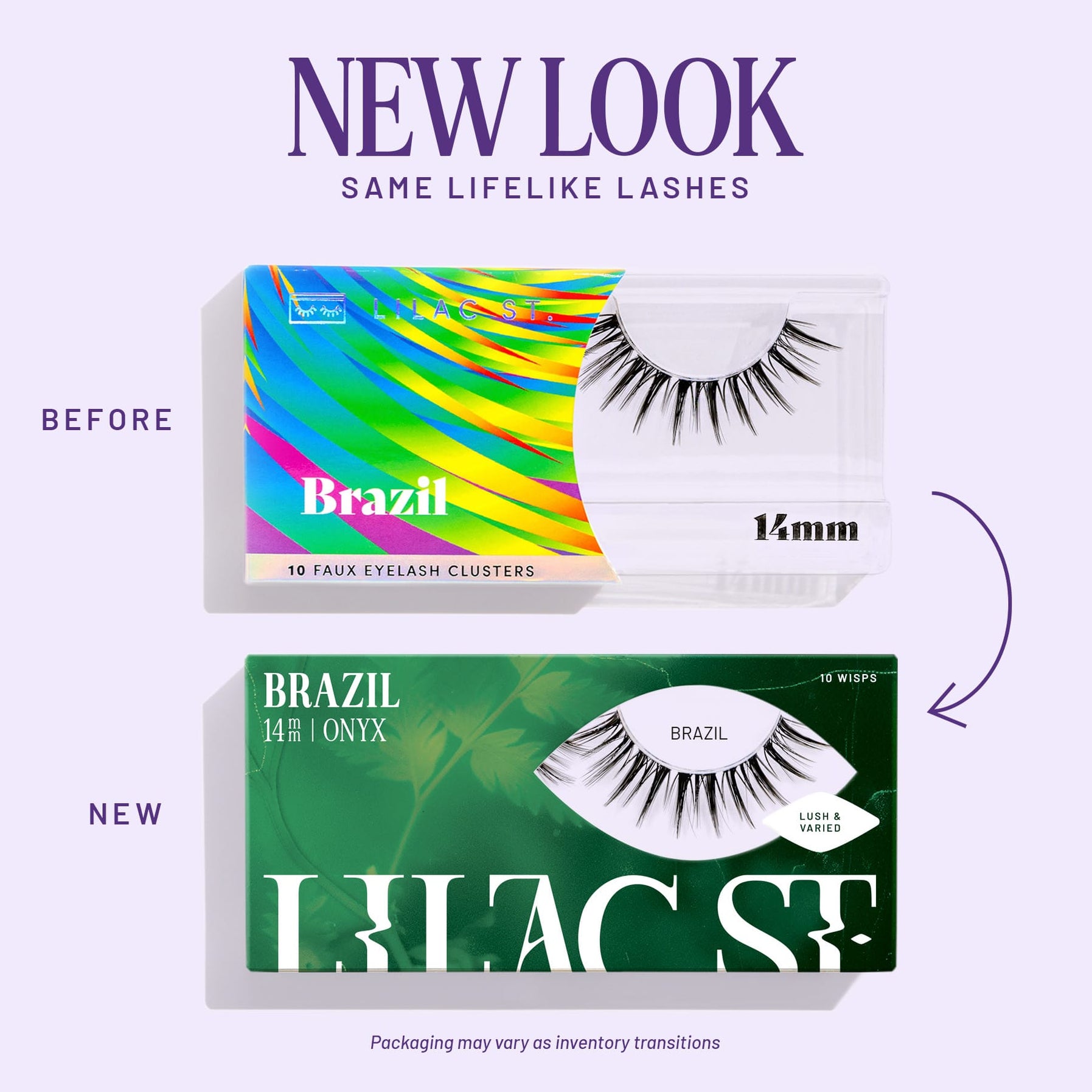 Lilac St. Brazil Eyelash Extensions new look