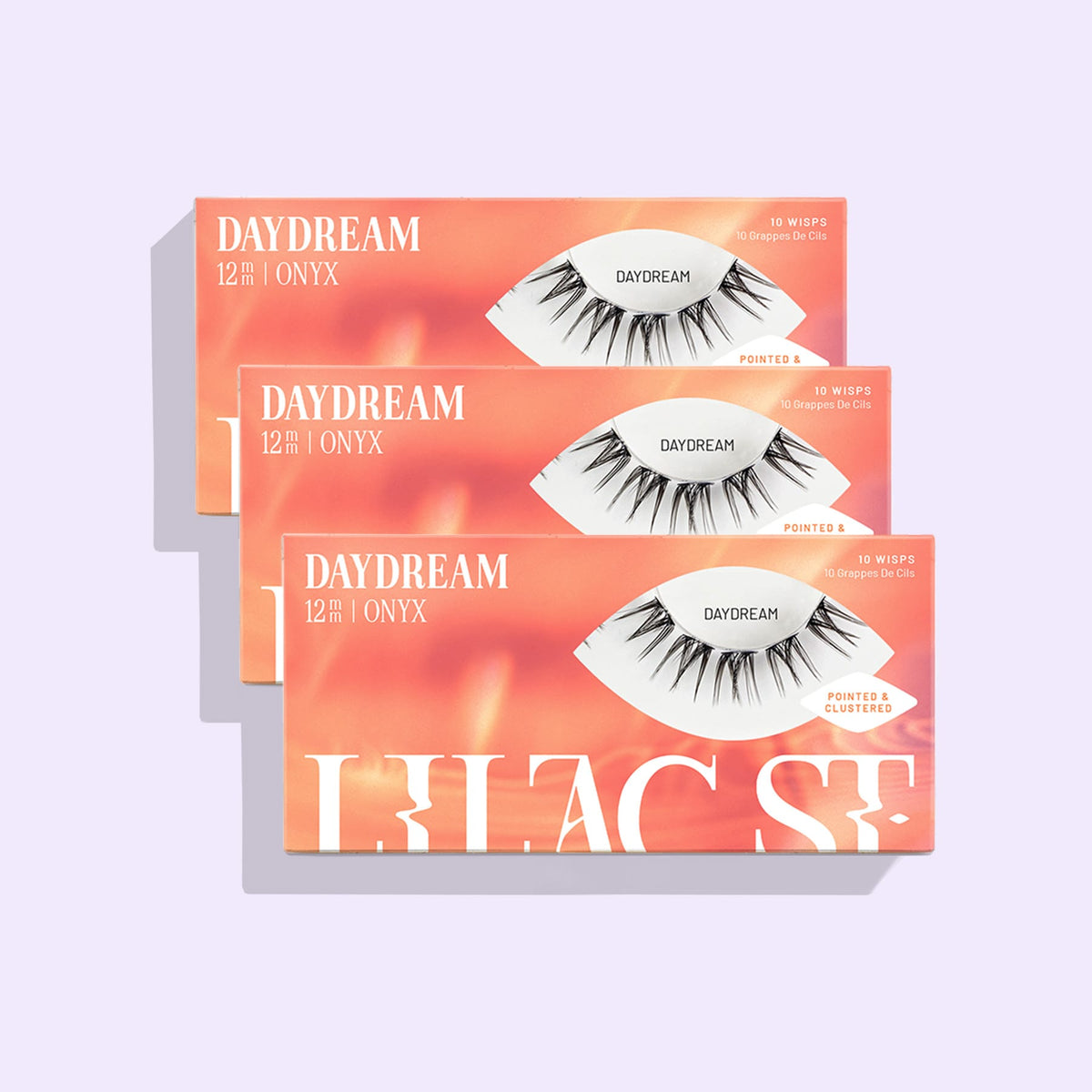 Lilac St. Daydream DIY lash extensions - 3 pack 12mm