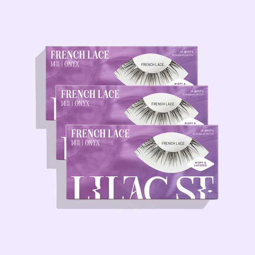 Lilac St. French Lace DIY lash extensions - 3 pack