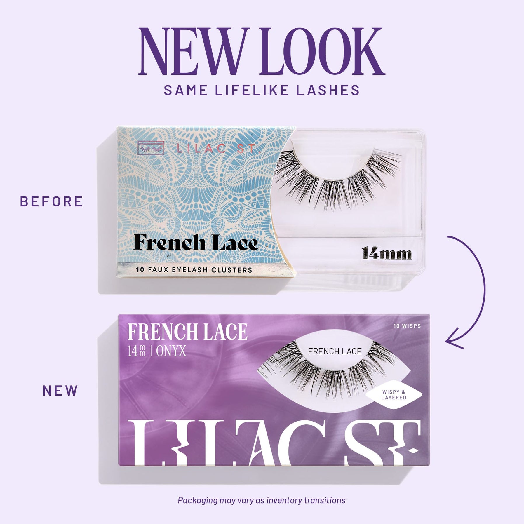 Lilac St. French Lace Lash Extensions new look