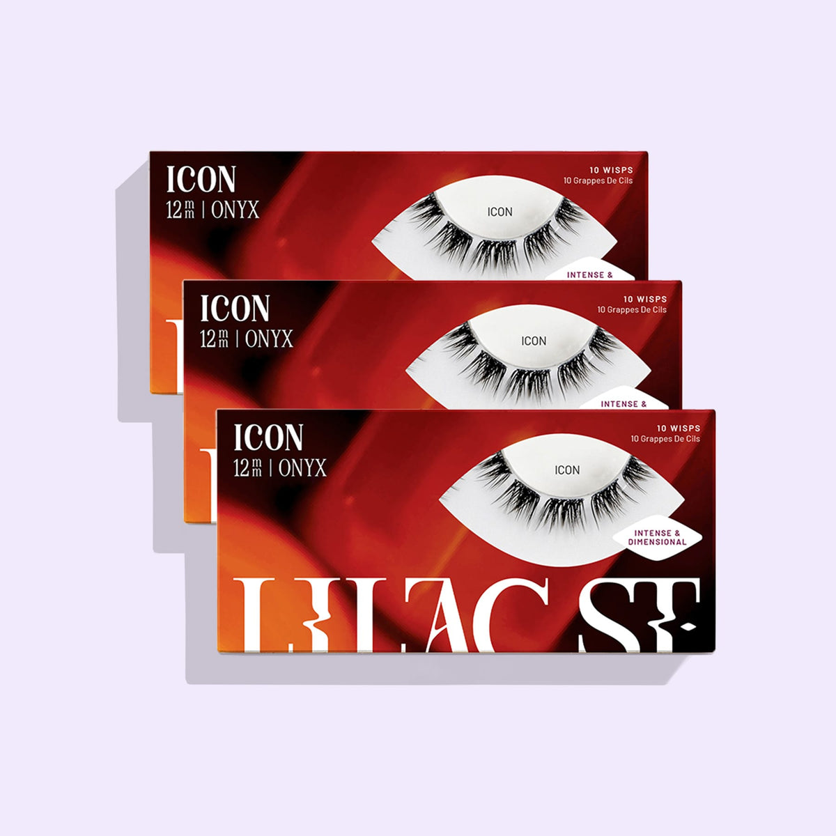 Lilac St. Icon DIY lash extensions - 3 pack 12mm
