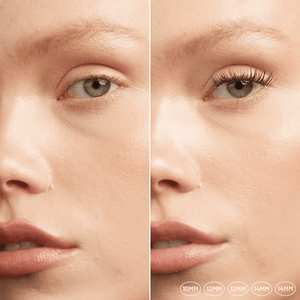 Lilac St. Originals Lash Extensions - before after