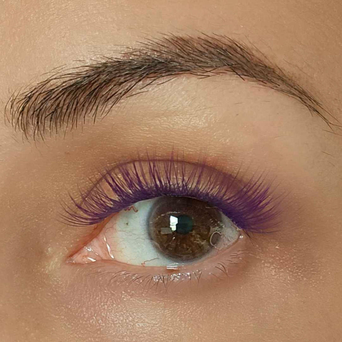 Lilac St. Originals Ultraviolet Eyelash Extensions - on model