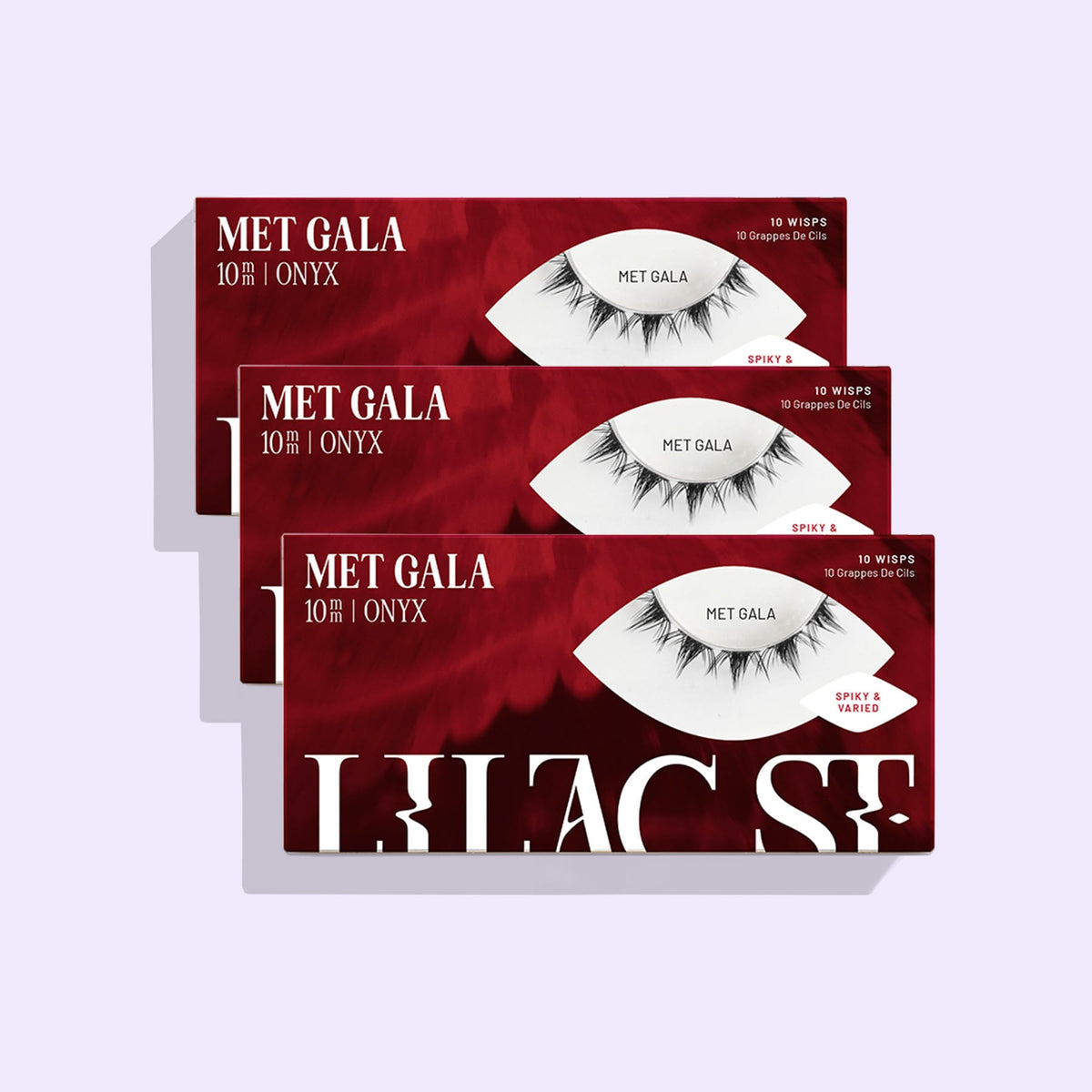Lilac St. Met Gala DIY lash extensions - 3 pack 10mm