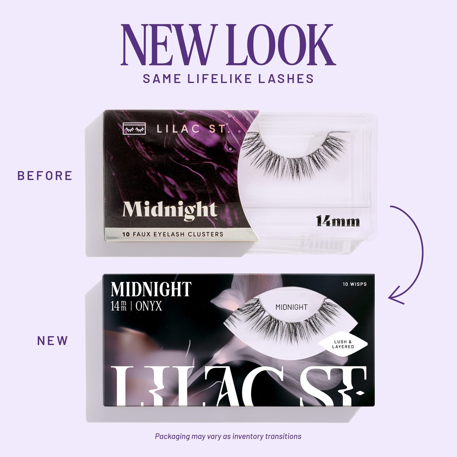 Lilac St. Midnight Lash Extensions new look