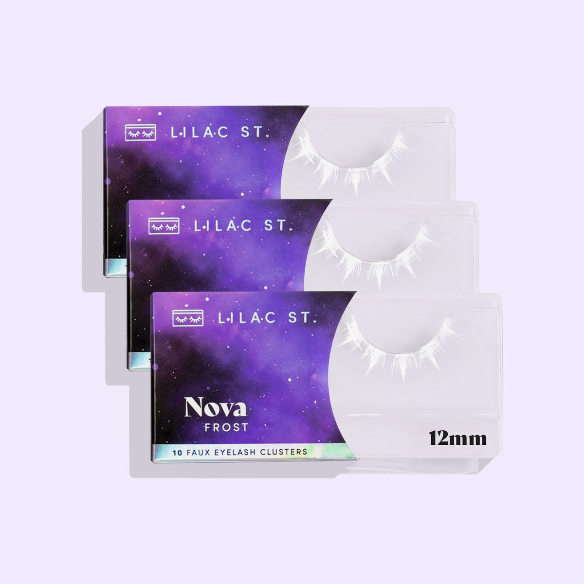 Lilac St. French Lace DIY lash extensions - 3 pack 12mm