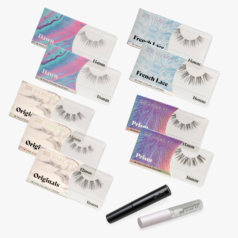 Lace It Up Vegan Segment Lashes, L / Long / 12-14-16