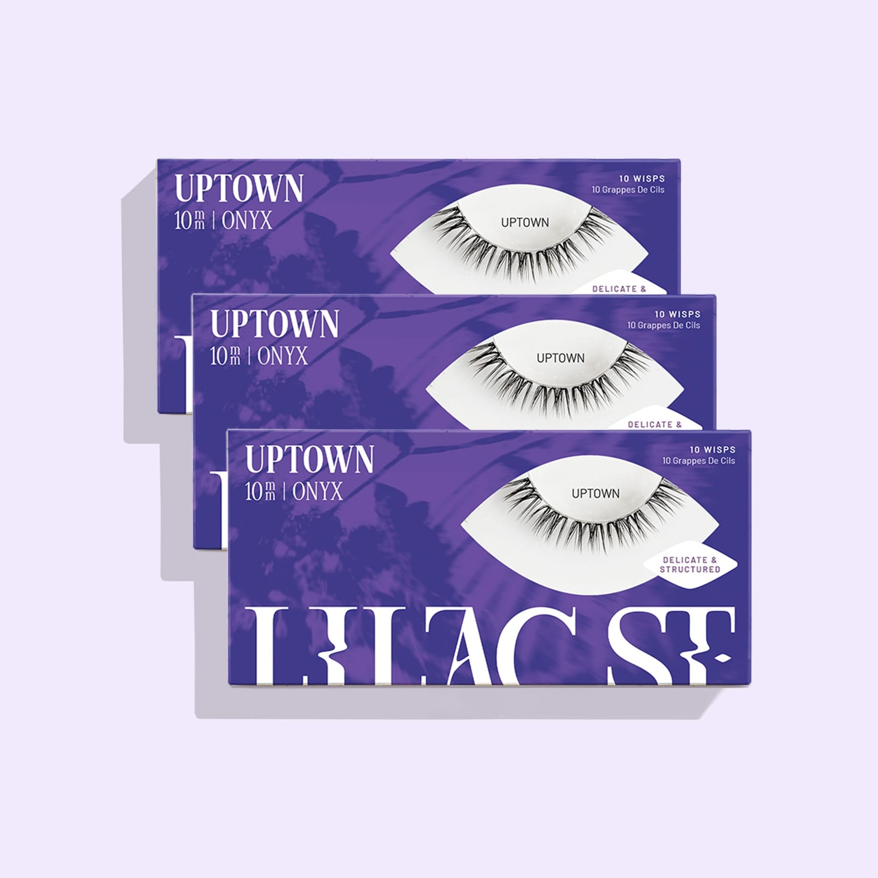 Lilac St. Uptown DIY lash extensions - 3 pack 10mm