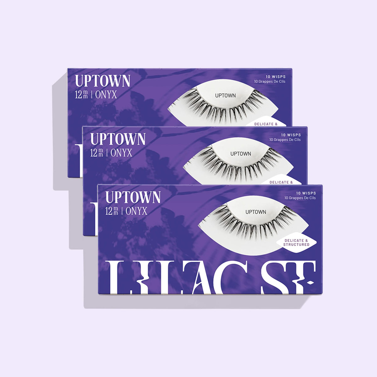 Lilac St. Uptown DIY lash extensions - 3 pack 12mm