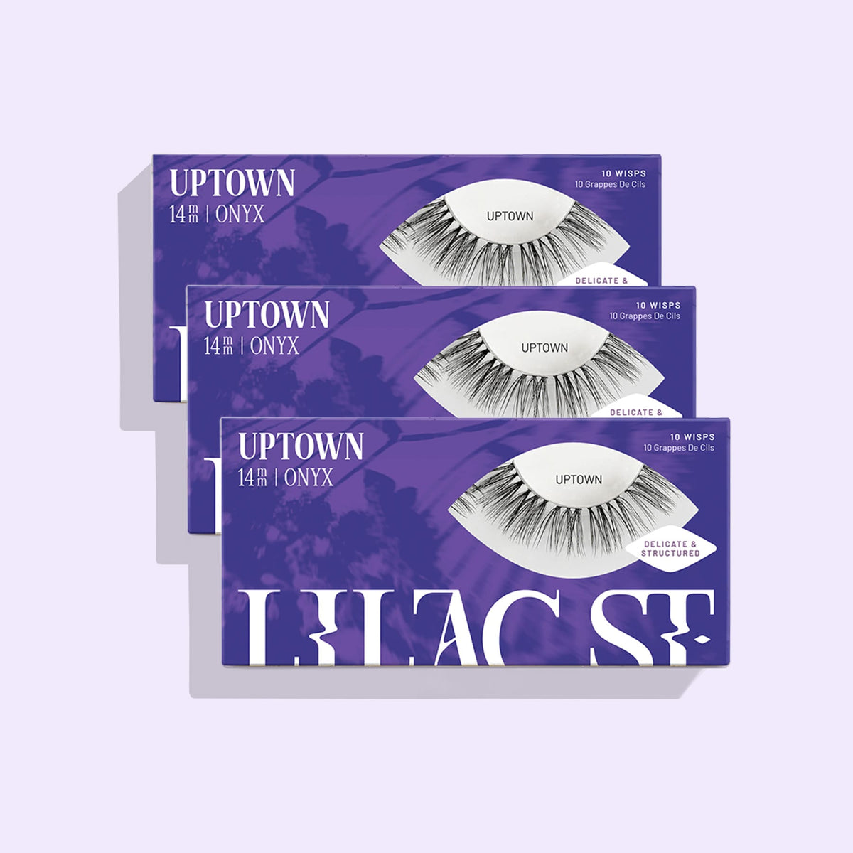 Lilac St. Uptown DIY lash extensions - 3 pack