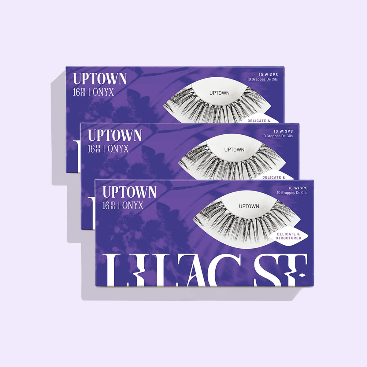 Lilac St. Uptown DIY lash extensions - 3 pack 16mm