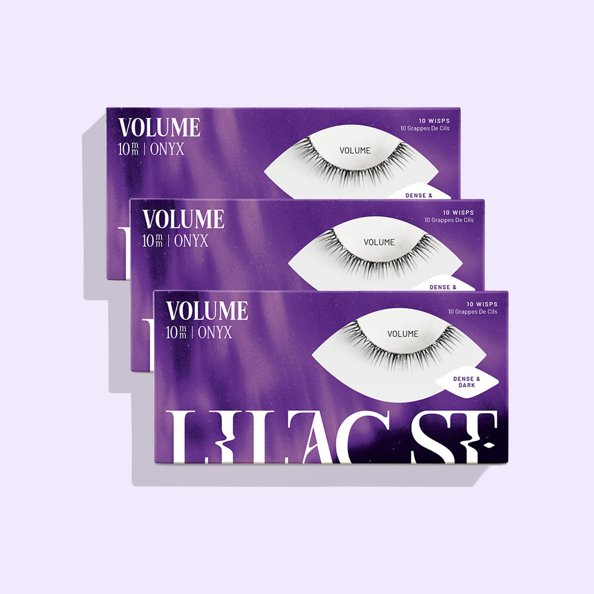 Lilac St. Volume DIY lash extensions - 3 pack 10mm