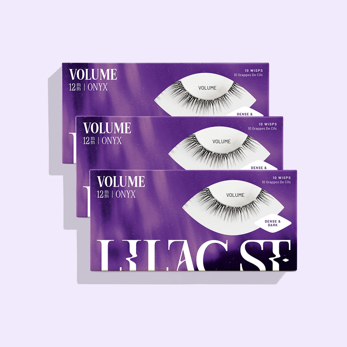 Lilac St. Volume DIY lash extensions - 3 pack 12mm